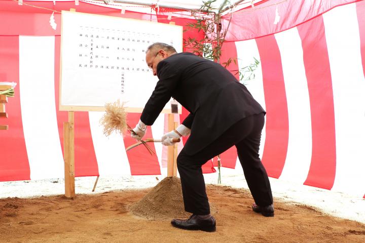 中山地区複合施設新築工事安全祈願祭